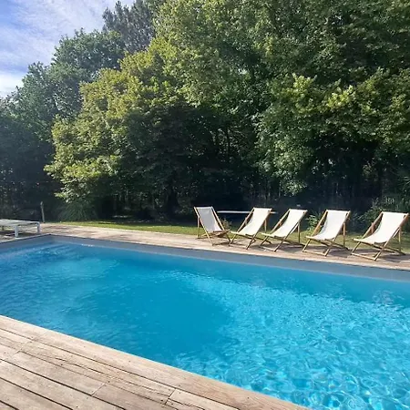 Villa Domaine De Cachaou Logis Du Pujeau Sauna & Piscine Chauffee