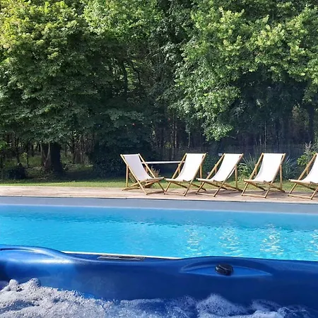 ヴィラ Domaine De Cachaou Logis Du Pujeau Sauna & Piscine Chauffee *