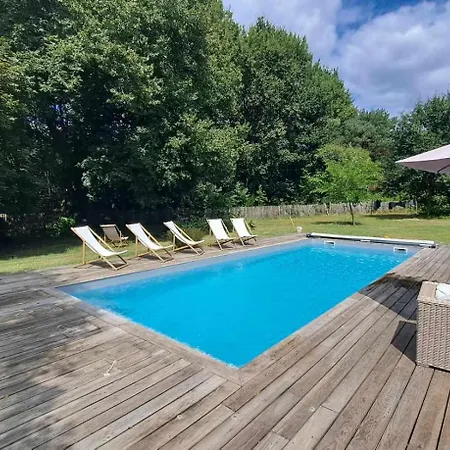 ヴィラ Domaine De Cachaou Logis Du Pujeau Sauna & Piscine Chauffee サル